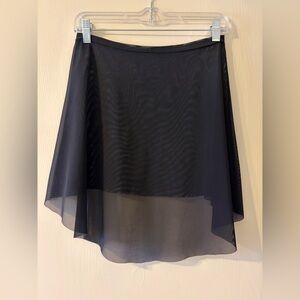 Eleve black sheer ballet skirt